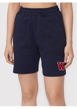 Wood Wood Szorty sportowe Lis 10231800-2424 Granatowy Regular Fit ze sklepu MODIVO w kategorii Szorty - zdjęcie 181069147