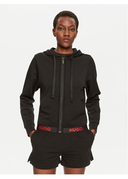 Hugo Bluza Sporty Logo 50520504 Czarny Relaxed Fit ze sklepu MODIVO w kategorii Bluzy damskie - zdjęcie 181069268