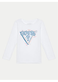 Guess Bluzka K4BI07 J1314 Biały Regular Fit ze sklepu MODIVO w kategorii Bluzki dziewczęce - zdjęcie 181069329