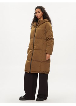 YAS Kurtka puchowa 26031874 Brązowy Regular Fit ze sklepu MODIVO w kategorii Kurtki damskie - zdjęcie 181069405