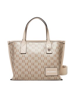 KARL LAGERFELD Torebka A1W30184 Beżowy ze sklepu MODIVO w kategorii Torby Shopper bag - zdjęcie 181069618