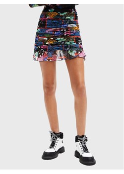 Desigual Spódnica mini MONSIEUR CHRISTIAN LACROIX Party 22WWFK04 Kolorowy Slim Fit ze sklepu MODIVO w kategorii Spódnice - zdjęcie 181069667