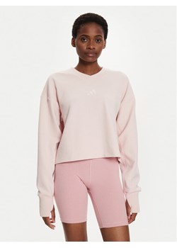 adidas Bluza ALL SZN IY6832 Różowy Loose Fit ze sklepu MODIVO w kategorii Bluzy damskie - zdjęcie 181069698