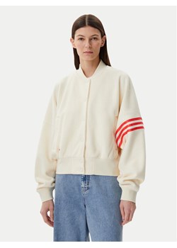 adidas Bluza Neuclassics JI8523 Beżowy Loose Fit ze sklepu MODIVO w kategorii Bluzy damskie - zdjęcie 181069817