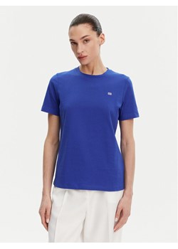 Tommy Hilfiger T-Shirt WW0WW45522 Niebieski Regular Fit ze sklepu MODIVO w kategorii Bluzki damskie - zdjęcie 181070059