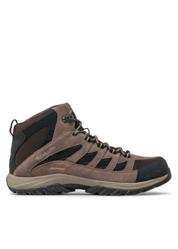 Columbia Trekkingi Crestwood Mid Waterproof BM5371 Brązowy ze sklepu MODIVO w kategorii Buty trekkingowe męskie - zdjęcie 181070085