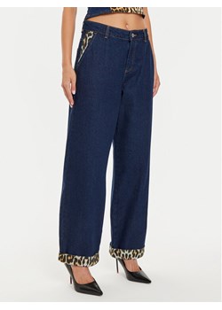 Noisy May Jeansy 27033508 Granatowy Wide Leg ze sklepu MODIVO w kategorii Jeansy damskie - zdjęcie 181070185