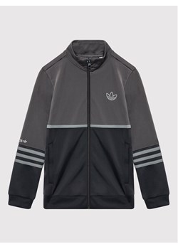 adidas Bluza Sprt Collection Track HE2081 Szary Regular Fit ze sklepu MODIVO w kategorii Bluzy chłopięce - zdjęcie 181070195
