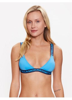 Stella McCartney Góra od bikini Logo Classic S7BY81890.45612 Błękitny ze sklepu MODIVO w kategorii Stroje kąpielowe - zdjęcie 181070397