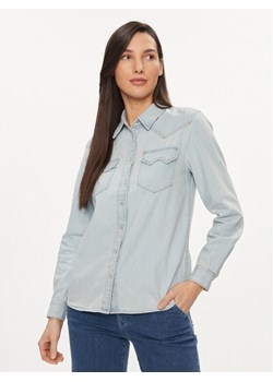 United Colors Of Benetton Koszula jeansowa 5RZKDQ06T Granatowy Regular Fit ze sklepu MODIVO w kategorii Koszule damskie - zdjęcie 181070589