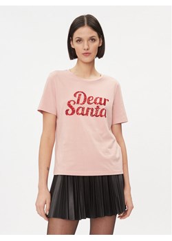 Vila T-Shirt 14090227 Różowy Regular Fit ze sklepu MODIVO w kategorii Bluzki damskie - zdjęcie 181070619