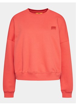 Alpha Industries Bluza Essentials 146030 Czerwony Relaxed Fit ze sklepu MODIVO w kategorii Bluzy damskie - zdjęcie 181070698