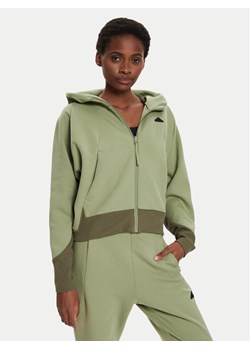 adidas Bluza Z.N.E. IW7752 Zielony Loose Fit ze sklepu MODIVO w kategorii Bluzy damskie - zdjęcie 181070749