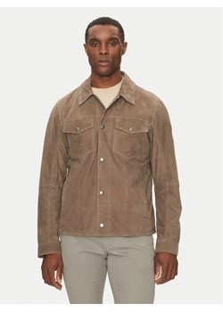 JOOP! Jeans Kurtka skórzana 15 Georg 80000766 Beżowy Regular Fit ze sklepu MODIVO w kategorii Kurtki męskie - zdjęcie 181070758