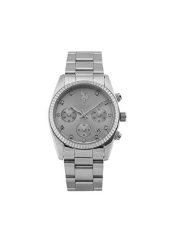 U.S. Polo Assn. Zegarek Amelie USP8319ST Srebrny ze sklepu MODIVO w kategorii Zegarki - zdjęcie 181070807