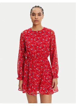 Tommy Jeans Sukienka letnia DW0DW20338 Czerwony Regular Fit ze sklepu MODIVO w kategorii Sukienki - zdjęcie 181071287