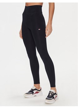 Tommy Hilfiger Legginsy Essentials Flag WW0WW41083 Granatowy Slim Fit ze sklepu MODIVO w kategorii Spodnie damskie - zdjęcie 181071419