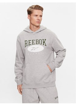 Reebok Bluza Archive Essentials IM1529 Szary Regular Fit ze sklepu MODIVO w kategorii Bluzy męskie - zdjęcie 181071479