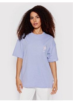 Converse T-Shirt 10023207-A02 Fioletowy Loose Fit ze sklepu MODIVO w kategorii Bluzki damskie - zdjęcie 181071615