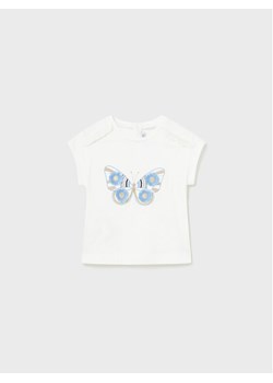 Mayoral T-Shirt 1008 Beżowy Regular Fit ze sklepu MODIVO w kategorii Koszulki niemowlęce - zdjęcie 181071817