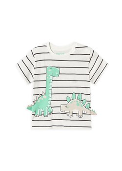 Mayoral T-Shirt 1061 Écru Regular Fit ze sklepu MODIVO w kategorii Kaftaniki i bluzki - zdjęcie 181071829