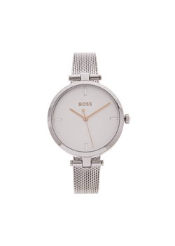 BOSS Zegarek Majesty 1502653 Srebrny ze sklepu MODIVO w kategorii Zegarki - zdjęcie 181071967