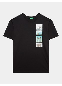 United Colors Of Benetton T-Shirt 3096C10BL Czarny Regular Fit ze sklepu MODIVO w kategorii T-shirty chłopięce - zdjęcie 181072047