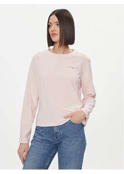 Tommy Hilfiger Bluzka Mini Corp Logo WW0WW39784 Różowy Relaxed Fit ze sklepu MODIVO w kategorii Bluzki damskie - zdjęcie 181072098
