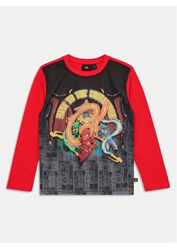 LEGO Bluzka Taffy 12011403 Czerwony Regular Fit ze sklepu MODIVO w kategorii T-shirty chłopięce - zdjęcie 181072147