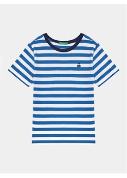 United Colors Of Benetton T-Shirt 3EJGG10CZ Niebieski Regular Fit ze sklepu MODIVO w kategorii T-shirty chłopięce - zdjęcie 181072256