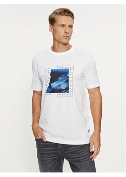 Boss T-Shirt Tiburt 412 50495689 Biały Regular Fit ze sklepu MODIVO w kategorii T-shirty męskie - zdjęcie 181072287