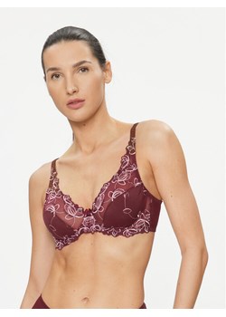 Hunkemöller Biustonosz z fiszbiną Diva Uf 203490 Bordowy ze sklepu MODIVO w kategorii Biustonosze - zdjęcie 181072288