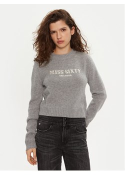 Miss Sixty Sweter 6L4RJ4360000 Szary Regular Fit ze sklepu MODIVO w kategorii Swetry damskie - zdjęcie 181072308