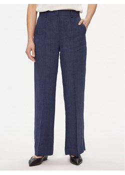 Weekend Max Mara Spodnie materiałowe Malizia 2415131022 Granatowy Regular Fit ze sklepu MODIVO w kategorii Spodnie damskie - zdjęcie 181072389