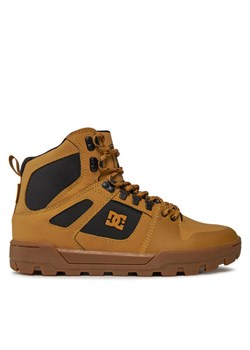 DC Sneakersy Pure Ht Wr ADYB100018 Brązowy ze sklepu MODIVO w kategorii Buty zimowe męskie - zdjęcie 181072475