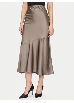 Guess Spódnica midi New Linda W4YD1B WF1T2 Brązowy Regular Fit ze sklepu MODIVO w kategorii Spódnice - zdjęcie 181072498