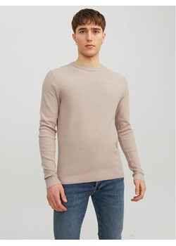 Jack&Jones Sweter Marcus 12236766 Beżowy Regular Fit ze sklepu MODIVO w kategorii Swetry męskie - zdjęcie 181072598