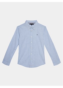 Tommy Hilfiger Koszula Flex Ithaca Shirt L/S KB0KB08729 Niebieski Regular Fit ze sklepu MODIVO w kategorii Koszule chłopięce - zdjęcie 181072655