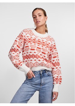 Pieces Sweter 17142261 Czerwony Regular Fit ze sklepu MODIVO w kategorii Swetry damskie - zdjęcie 181072667