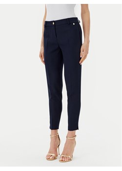Maryley Spodnie materiałowe 25EB52Z/M24/43BL Granatowy Regular Fit - id: 0000305433442 - marki Maryley - 181072687 Maryley Spodnie materiałowe 25EB52Z/M24/43BL Granatowy Regular Fit ze sklepu MODIVO w kategorii Spodnie damskie - zdjęcie 181072687