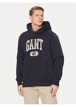 Gant Bluza 49 Arch Graphic 2044009 Granatowy Regular Fit ze sklepu MODIVO w kategorii Bluzy męskie - zdjęcie 181072727