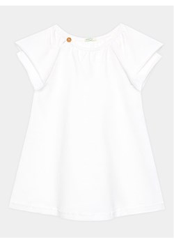 United Colors Of Benetton Sukienka codzienna 3LHAAV006 Biały Regular Fit ze sklepu MODIVO w kategorii Sukienki niemowlęce - zdjęcie 181072795