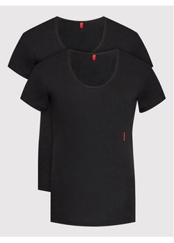 Hugo Komplet 2 t-shirtów Twin 50469660 Czarny Regular Fit ze sklepu MODIVO w kategorii Bluzki damskie - zdjęcie 181072799