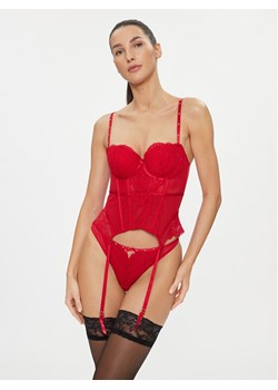 Hunkemöller Biustonosz top Mariah Bustier 203565 Czerwony ze sklepu MODIVO w kategorii Biustonosze - zdjęcie 181072805