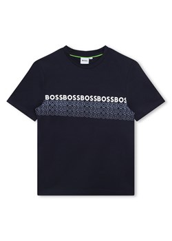 Boss T-Shirt J25O06 S Granatowy Regular Fit ze sklepu MODIVO w kategorii T-shirty chłopięce - zdjęcie 181072846