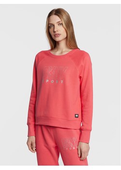 DKNY Sport Bluza DP2T9071 Różowy Regular Fit ze sklepu MODIVO w kategorii Bluzy damskie - zdjęcie 181072858