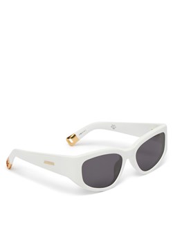 JACQUEMUS Okulary przeciwsłoneczne JAC5C2SUN Biały ze sklepu MODIVO w kategorii Okulary przeciwsłoneczne damskie - zdjęcie 181072869