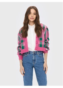 ONLY Kardigan Kelly 15260251 Różowy Regular Fit ze sklepu MODIVO w kategorii Swetry damskie - zdjęcie 181072936
