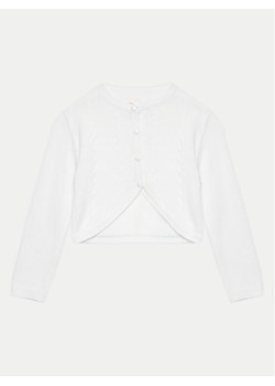 Coccodrillo Kardigan WC4172201EJG Écru Regular Fit ze sklepu MODIVO w kategorii Swetry dziewczęce - zdjęcie 181073025
