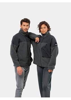 Jack Wolfskin Polar Maarweg Jkt 1711241 Szary Regular Fit ze sklepu MODIVO w kategorii Bluzy męskie - zdjęcie 181073028